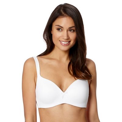 The Collection White non wired comfort t-shirt bra